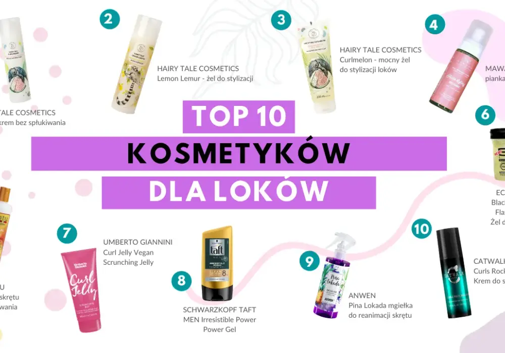 Najlepsze produkty do kręconych włosów: pielęgnacja i stylizacja