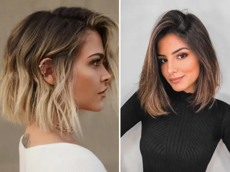 Zdjęcie Modne fryzury średnie i krótkie - inspiracje i trendy 2025